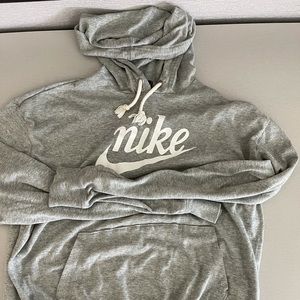Nike grey hoodie size medium